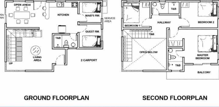 Ground and Second Floor